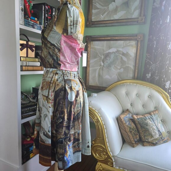NWT Vivienne Westwood Anglomania Women’s Liberty Dress, Salon Print -- 38, US 2 - Picture 5 of 15